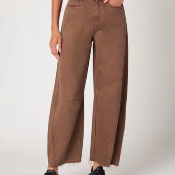 Just Black High Rise Brown Jeans - Picture 2 of 6